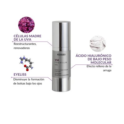 VM PREMIUM CELLS Crema antiarrugas para el contorno de ojos, 30ml